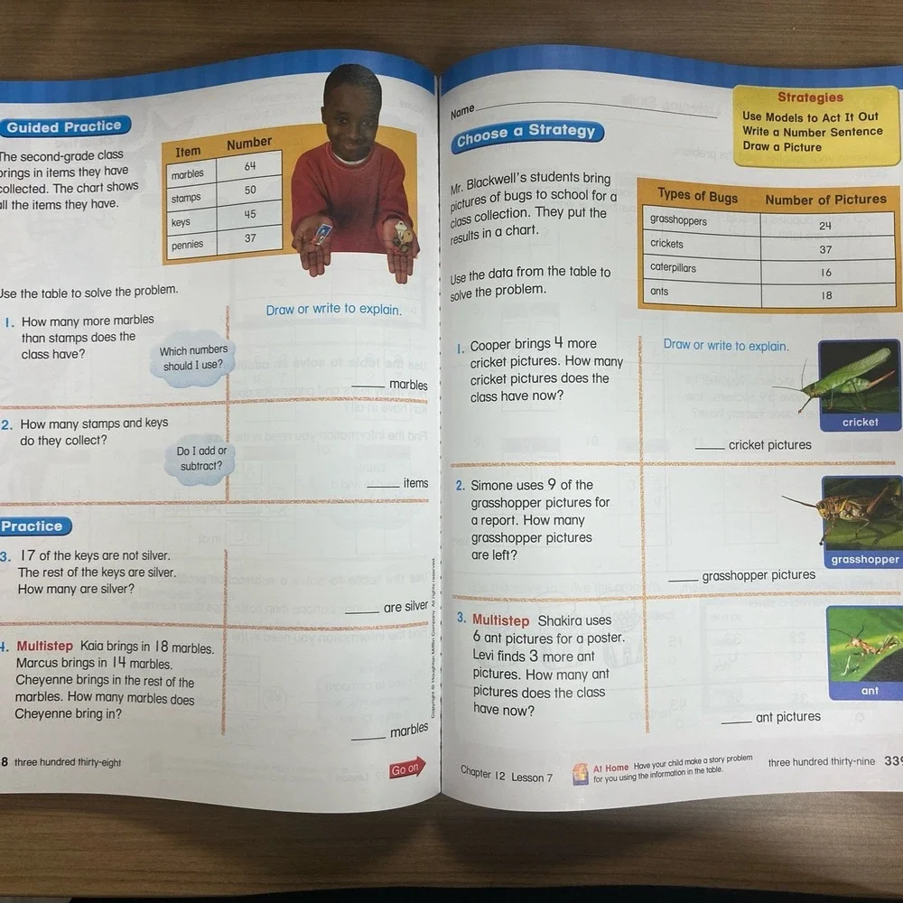 Houghton Mifflin Mathematics, Level 2, Student Edition Paperback‎ 2005 2nd grade